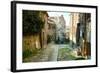 Italian Old Street . Tuscany-ZoomTeam-Framed Photographic Print