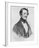 Italian Operatic Composer Donizetti-null-Framed Giclee Print