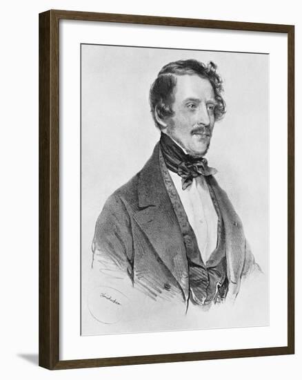 Italian Operatic Composer Donizetti-null-Framed Giclee Print