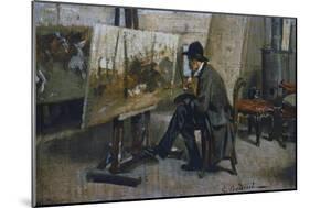 Italian Painter Giovanni Fattori (1825-Florence-Giovanni Boldini-Mounted Giclee Print