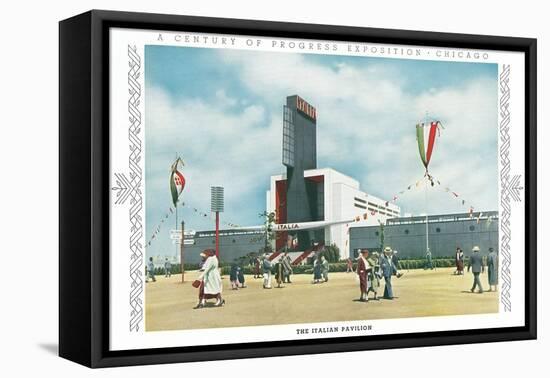 Italian Pavilion, Chicago World Fair-null-Framed Stretched Canvas