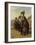 Italian Peasants at Albano-Franz Ludwig Catel-Framed Giclee Print