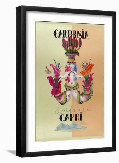 Italian Perfume Ad-null-Framed Giclee Print