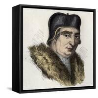 Italian Philosopher Francesco Guicciardini-Stefano Bianchetti-Framed Stretched Canvas