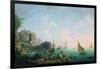 Italian Port Scene (Sunset)-Thomas Patch-Framed Giclee Print