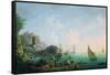 Italian Port Scene (Sunset)-Thomas Patch-Framed Stretched Canvas