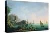 Italian Port Scene (Sunset)-Thomas Patch-Stretched Canvas