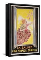 Italian Poster, Celebration of Health-null-Framed Stretched Canvas