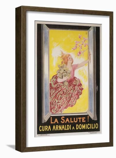 Italian Poster, Celebration of Health-null-Framed Giclee Print