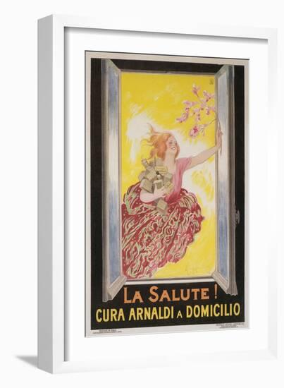 Italian Poster, Celebration of Health-null-Framed Giclee Print