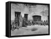 Italian Prisoners in Ljubljana (Laibac) Castle, World War I, 1915-null-Framed Stretched Canvas