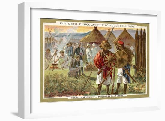Italian Prisoners of War, First Italo-Ethiopian War, 1895-1896-null-Framed Giclee Print