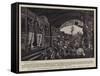 Italian Reinforcements for China, Bersaglieri Leaving Rome-null-Framed Stretched Canvas