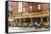 Italian restaurant in Little Italy, Manhattan, New York City, United States of America, North Ameri-Fraser Hall-Framed Stretched Canvas