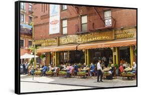 Italian restaurant in Little Italy, Manhattan, New York City, United States of America, North Ameri-Fraser Hall-Framed Stretched Canvas