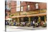 Italian restaurant in Little Italy, Manhattan, New York City, United States of America, North Ameri-Fraser Hall-Stretched Canvas