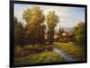 Italian River Bend-Hulsey-Framed Art Print