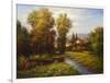 Italian River Bend-Hulsey-Framed Art Print