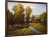 Italian River Bend-Hulsey-Framed Art Print