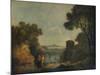 'Italian River Landscape with a broken Bridge', c1779, (1938)-Richard Wilson-Mounted Giclee Print