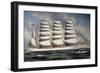 Italian Sailing Ship Regina Elena, Shipowner Pietro Milesi-null-Framed Giclee Print