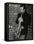 Italian Saxophonist Renato Daiello at the Fairway, Welwyn Garden City, Hertfordshire, 1999-Denis Williams-Framed Stretched Canvas