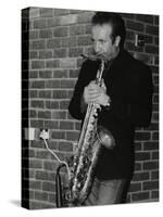 Italian Saxophonist Renato Daiello at the Fairway, Welwyn Garden City, Hertfordshire, 1999-Denis Williams-Stretched Canvas