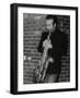 Italian Saxophonist Renato Daiello at the Fairway, Welwyn Garden City, Hertfordshire, 1999-Denis Williams-Framed Photographic Print