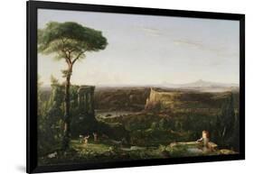 Italian Scene Composition, 1833-Thomas Cole-Framed Giclee Print