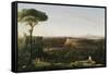 Italian Scene Composition, 1833-Thomas Cole-Framed Stretched Canvas