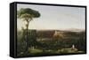 Italian Scene Composition, 1833-Thomas Cole-Framed Stretched Canvas