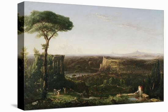 Italian Scene Composition, 1833-Thomas Cole-Stretched Canvas