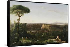 Italian Scene Composition, 1833-Thomas Cole-Framed Stretched Canvas