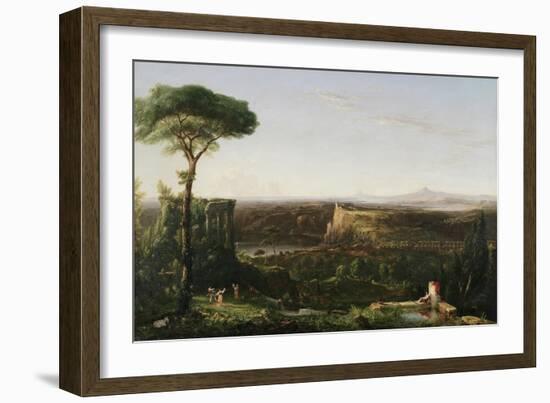 Italian Scene Composition, 1833-Thomas Cole-Framed Giclee Print