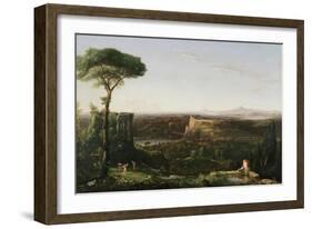 Italian Scene Composition, 1833-Thomas Cole-Framed Giclee Print