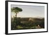 Italian Scene Composition, 1833-Thomas Cole-Framed Giclee Print