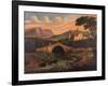 Italian Scene with Bridge, 1840-1860-Thomas Chambers-Framed Giclee Print