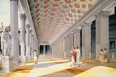 Trajan's Forum - Reconstruction of the Colonnade
