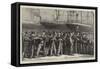 Italian Soldiers Embarking at Naples for the Abyssinian Campaign-null-Framed Stretched Canvas