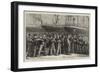 Italian Soldiers Embarking at Naples for the Abyssinian Campaign-null-Framed Giclee Print