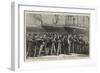 Italian Soldiers Embarking at Naples for the Abyssinian Campaign-null-Framed Giclee Print