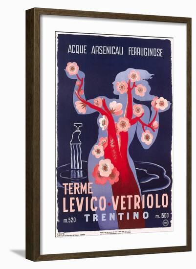 Italian Spa Poster-null-Framed Art Print