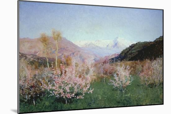 Italian Spring Landscape, 1890-Isaak Iljitsch Lewitan-Mounted Giclee Print