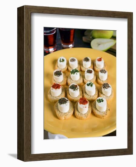 Italian Starters with Cheese and Pot Herbs, Italy, Europe-Tondini Nico-Framed Photographic Print