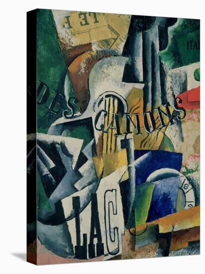 Italian Still Life, 1914-Liubov Sergeevna Popova-Stretched Canvas