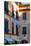 Italian Street Still, Portofino, Liguria, Italy-George Oze-Stretched Canvas