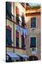 Italian Street Still, Portofino, Liguria, Italy-George Oze-Stretched Canvas