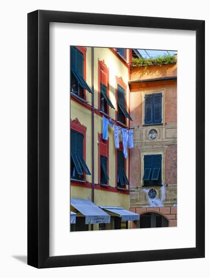 Italian Street Still, Portofino, Liguria, Italy-George Oze-Framed Photographic Print
