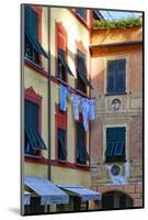 Italian Street Still, Portofino, Liguria, Italy-George Oze-Mounted Photographic Print