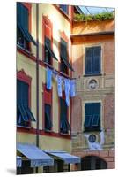 Italian Street Still, Portofino, Liguria, Italy-George Oze-Mounted Premium Photographic Print